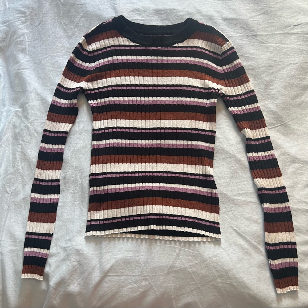 Nine West Striped Sweater